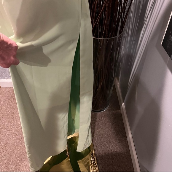 🌺NWT BEGINNINGS BOUTIQUE LENORA GREEN STRAPLESS DRESS SIZE 2🌺 - Picture 4 of 7